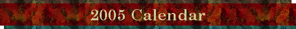 2005 Calendar